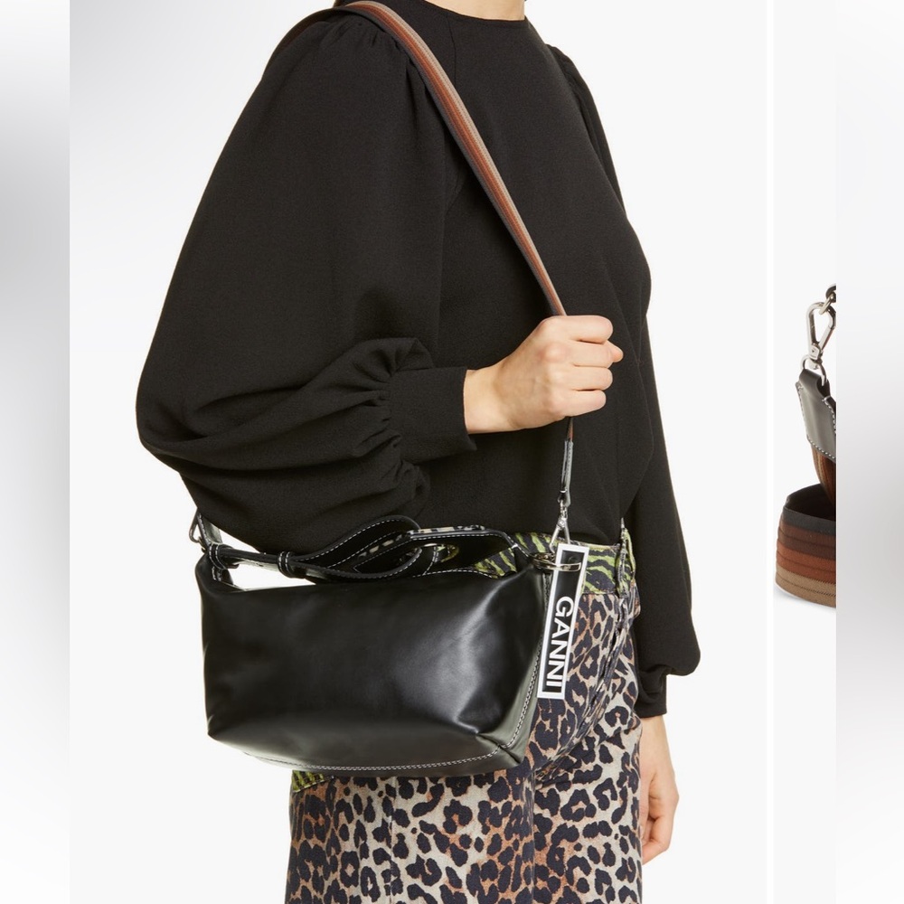 Ganni Leather Handbag